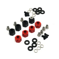 6-12Mm Hex Wheel Hubs Wheel Spacer For Traxxas TRX-4 1/10 Rc Crawler Car 4pcs