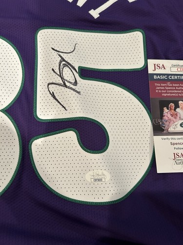 Kevin Durant Signed Phoenix Suns Authentic City Edition Jersey JSA COA Auto NBA - Picture 2 of 4