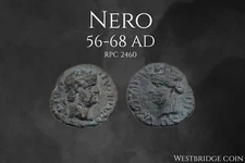 Roman Empire Coin of Nero AE21 – Magnesia ad Sipylum – 54–68 AD – RPC 2460