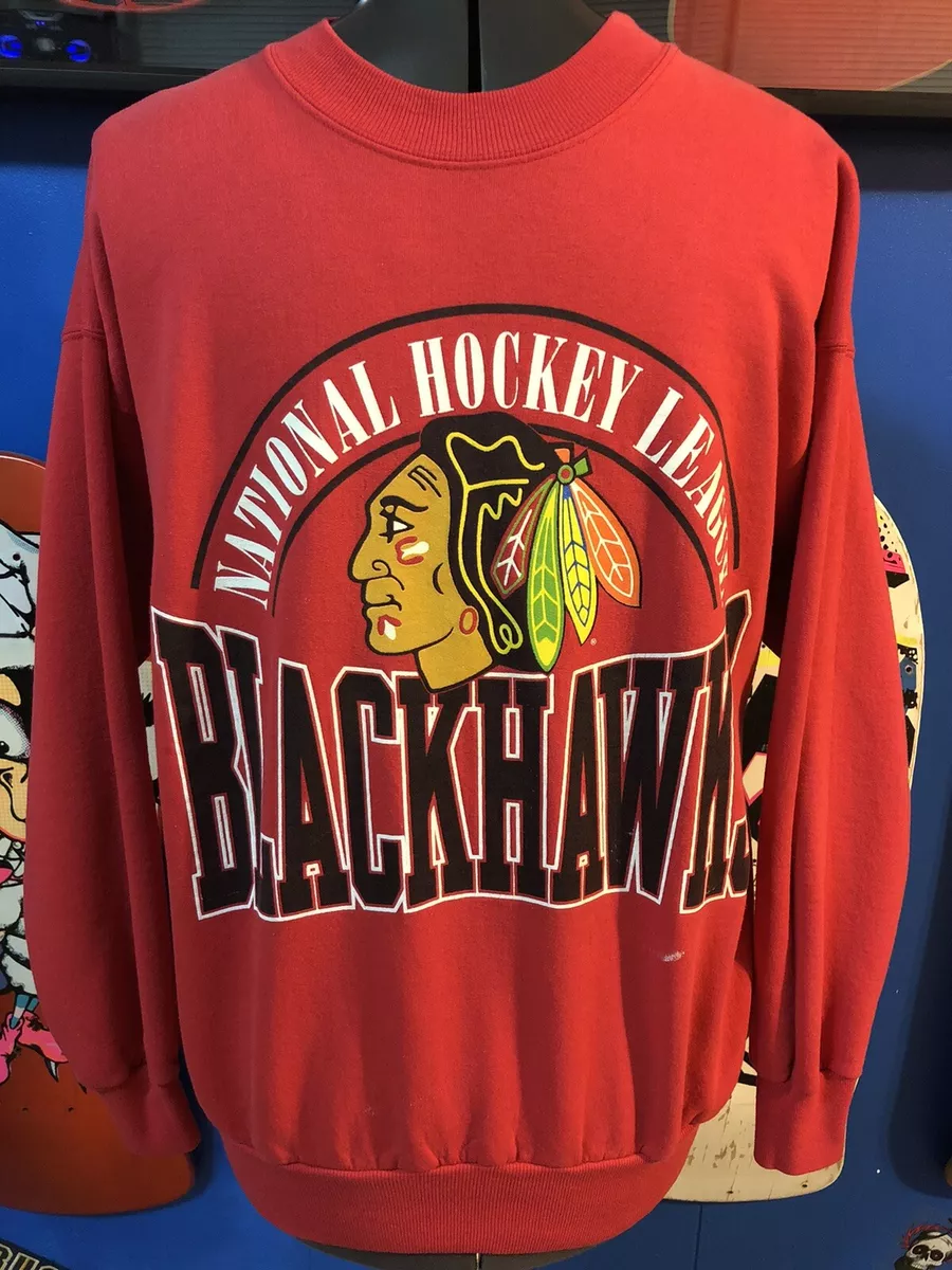 Shirts, Vintage Chicago Blackhawks Hoodie Nhl Large