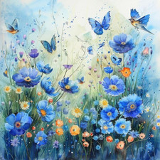 Paint by Numbers Kit for Adults, Flowers Adults Paint by Number Kits with Comple