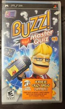 MINT NEW Sealed BUZZ MASTER QUIZ Game Show 3000+ Questions for Sony PSP