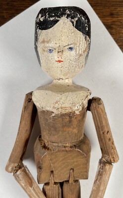 【SALE】ドイツ アンティークペグドール Grodnertal 木の人形 SALE】ドイツ アンティークペグドール Grodnertal 木の人形 - メルカリ
