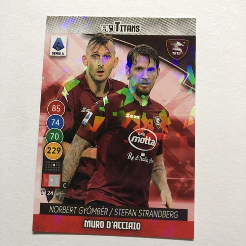 T124. Gyomber Strandberg Salernitana - Adrenalyn XL Titans 2022