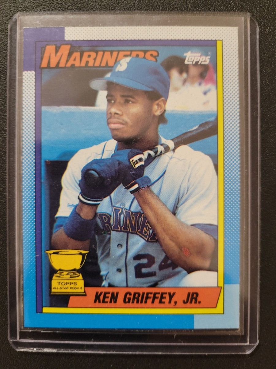 Topps 1990 Ken Griffey Jr Rookie Card/bloody Elbow, Blank Back
