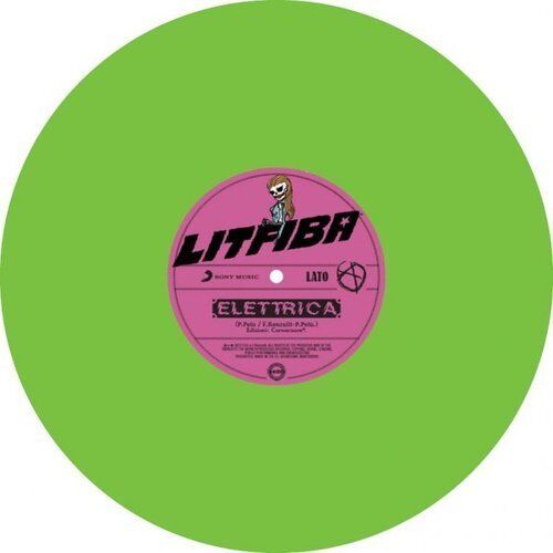 Litfiba: Elettrica  - Vinyl 10" Picture limited edition (VINILE VERDE)