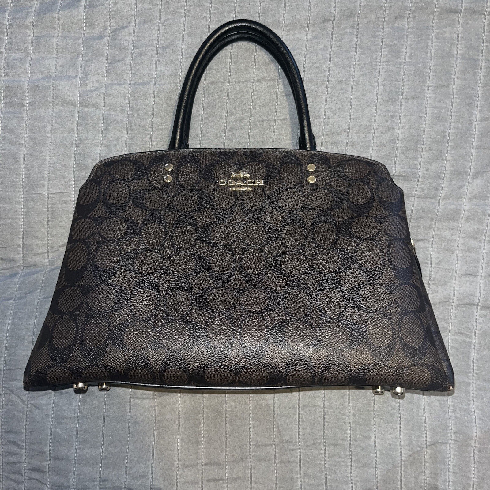 Coach Lillie Carryall Women's Leather Mini Handbag … Gem