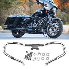 Engine Guard Highway Crash Bars For Touring Road King FLHX FLHR 2014-2024