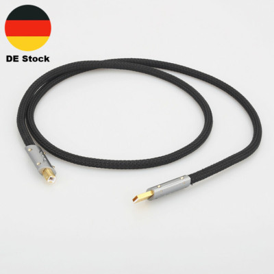 Viborg UC01 Audio USB Kabel Hi-End HiFi Kabel USB A-B Versilberter OFC 1.2 Meter