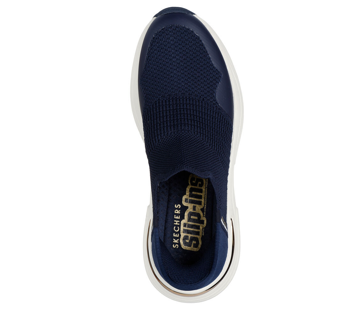 Woman Skechers Slip-ins Hazel-Rosalind Sneaker Shoe 177586 Navy