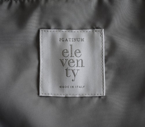 New ELEVENTY Milan PLATINUM Brown Nylon Quilted Men's Vest 52 Italy - Picture 10 of 15