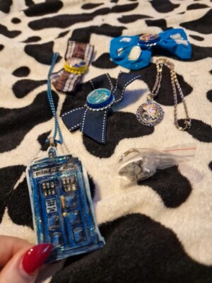 Doctor Who Konvolut - David Tennant Matt Smith Tardis Dr Whovian Haarschmuck