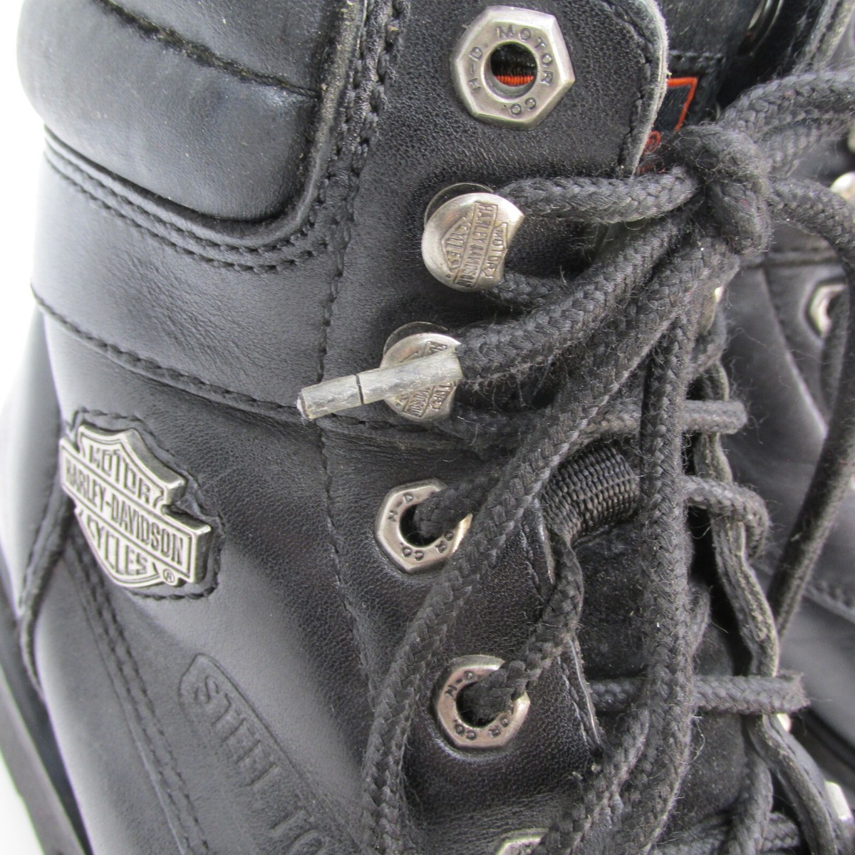Harley Davidson 91013 Men\'s Size 8 Leather Motorcycle Steel Toed Boots Amazon.com | Harley-Davidson Men main image 2