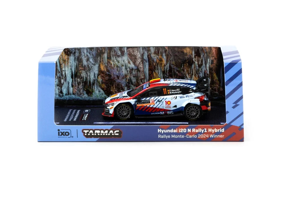 Tarmac Works 1:64 Hyundai i20 N Rally1 Hybrid Rallye Monte-Carlo 2024 Winner - Image 4 of 4