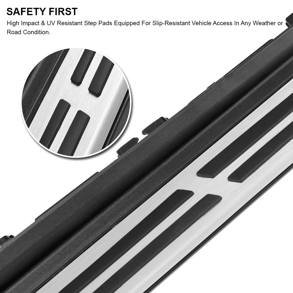 Fits 2019-2023 BMW X5 G05 Side Step Bars Running Boards Aluminum 2PC Pair - Изображение 4 из 4