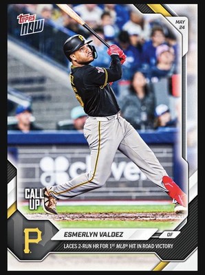 Esmerlyn Valdez Call-Up 1st Hit 2026 MLB Topps NOW Card 235 Presale