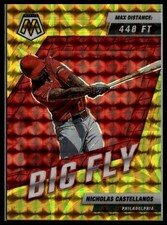 2022 Mosaic #BF-11 Nicholas Castellanos Big Fly Reactive Orange Mosaic #/99