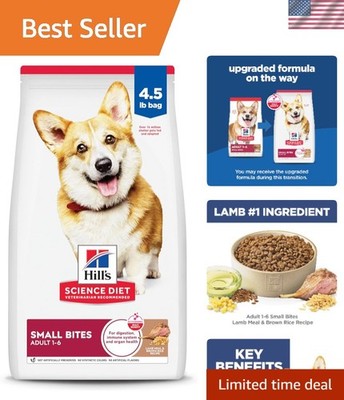 Adult 1-6, Adult 1-6  Nutrition, Small Kibble, Dry Dog Food, Lamb & Brown Ric...