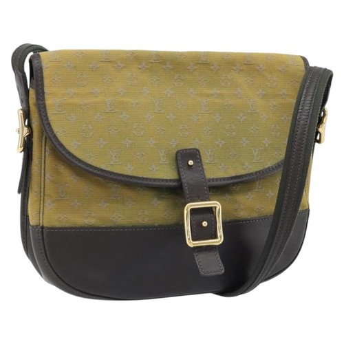 LOUIS VUITTON Monogram Mini Belanger Shoulder Bag TST Khaki M92673 Auth th6595