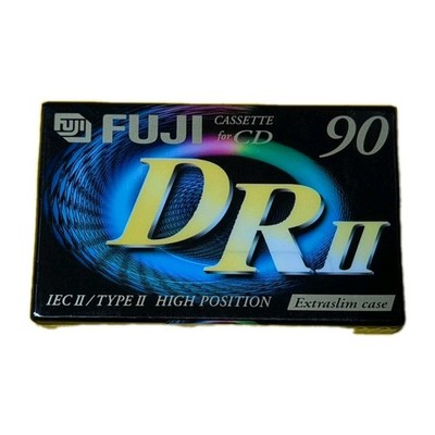 1x Fuji DRII 90 High Position Kassette Audiokassette Cassette OVP (A)