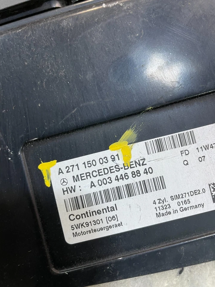 Módulo de control del motor Mercedes C300 2008 a 2012 ECU ECM fabricante de equipos originales u9382 DG Foto 4 de 4