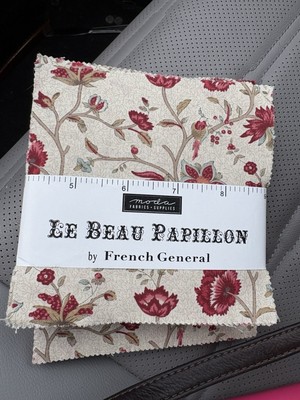 French General Le Beau Papillon 5  Charm Pack