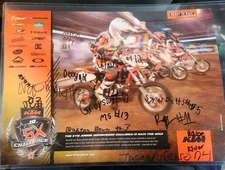 Haiden Deegan signed KTM junior AMA Supercross Poster Very First Autograph. 