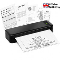 A4 Thermal Printer - ink-less Printer for Home or Office or Travel