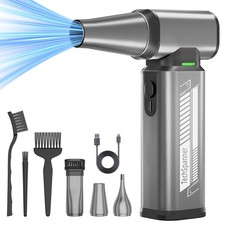 Compressed Air Duster-300000RPM Super Power Cordless Electric Air Duster, Ste...