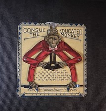 Vintage 1916 Consul The Educated Money Tin Toy