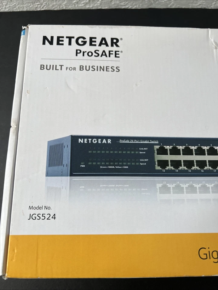NetGear ProSafe JGS524NA 24-Port Gigabit Ethernet Switch NEW *SEALED* - Image 2 of 4