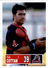 2018 Lowell Spinners Grandstand #11 Kole Cottam Memphis Tennessee Baseball Card