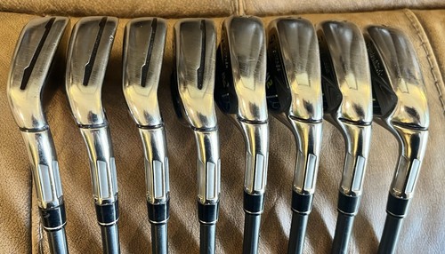 Taylormade M2 Iron Set 4-9 PW AW, RH Graphite Reax 65 Reg Flex New GP Grips Nice - Picture 7 of 21