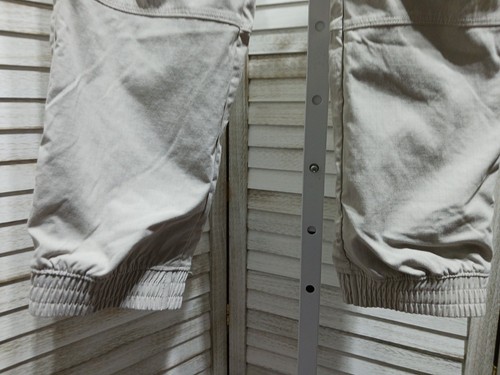 All In Motion Boys Jogger Pants Size L 10 12 Taupe Stretch Woven Pockets Pull On - Picture 5 of 17