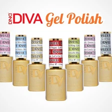 DND DIVA Gel Polish UV/LED 0.5fl oz/1.5 ml (PART 1 #1-250)
