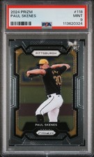2024 PANINI PRIZM #118 PAUL SKENES ROOKIE RC PSA 9