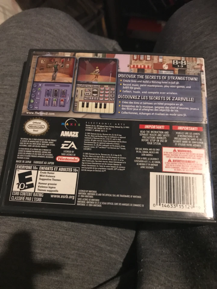 The Sims 2 Nintendo DS TESTED WORKING - Image 2 of 3