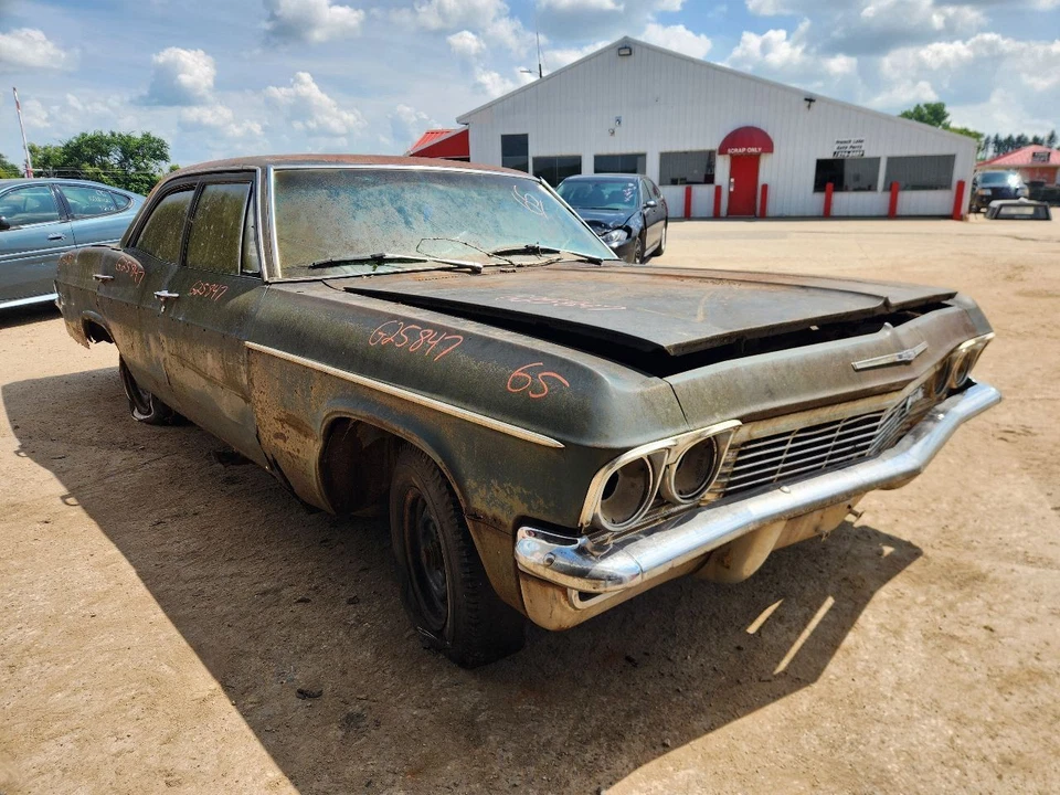Regulador de ventana delantera del conductor manual 4 puertas para Chevrolet 1256147 1965 Foto 3 de 4