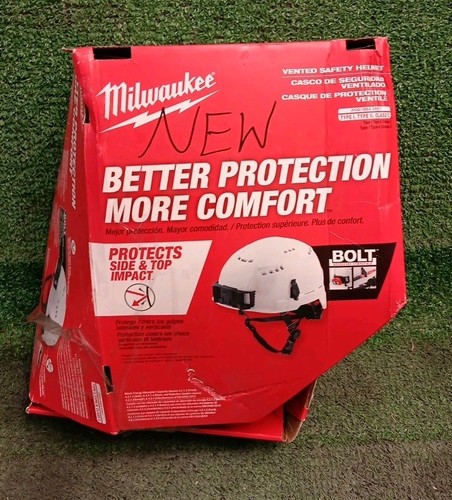 Milwaukee Tool 48-73-1306 Bolt GREEN Vented Safety Helmet - Type 2, Class C