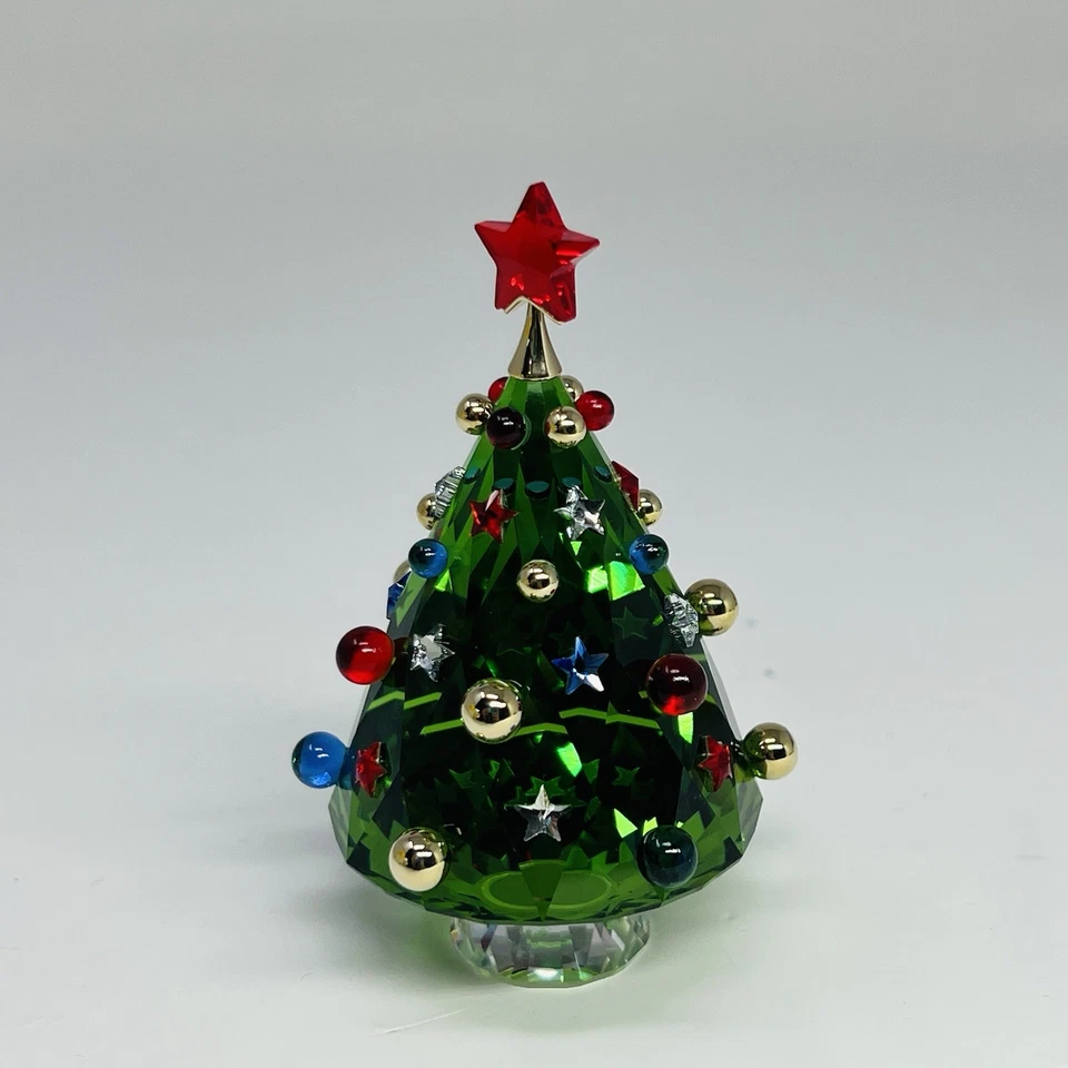 "Estatuilla verde Swarovski 2024 Holiday Cheers árbol de Navidad 3"" 5680087 nueva" Foto 4 de 4