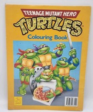 Teenage Mutant Hero Turtles Colouring Book Grandreams 1989 Mirage Studios Rare