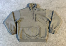 C.C. Filson Co. Men's Thermal Lined 1/4 Zip Sweatshirt - Olive - Size Medium