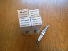 NEW x4 Spark Plugs NGK SILFR6A, Subaru Impreza, Forester, WRX GENUINE 22401AA670