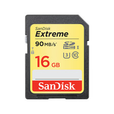 SanDisk 16GB Extreme SDHC 90MB/s UHS-I Memory Card - SDSDXNE-016G-GNCIN