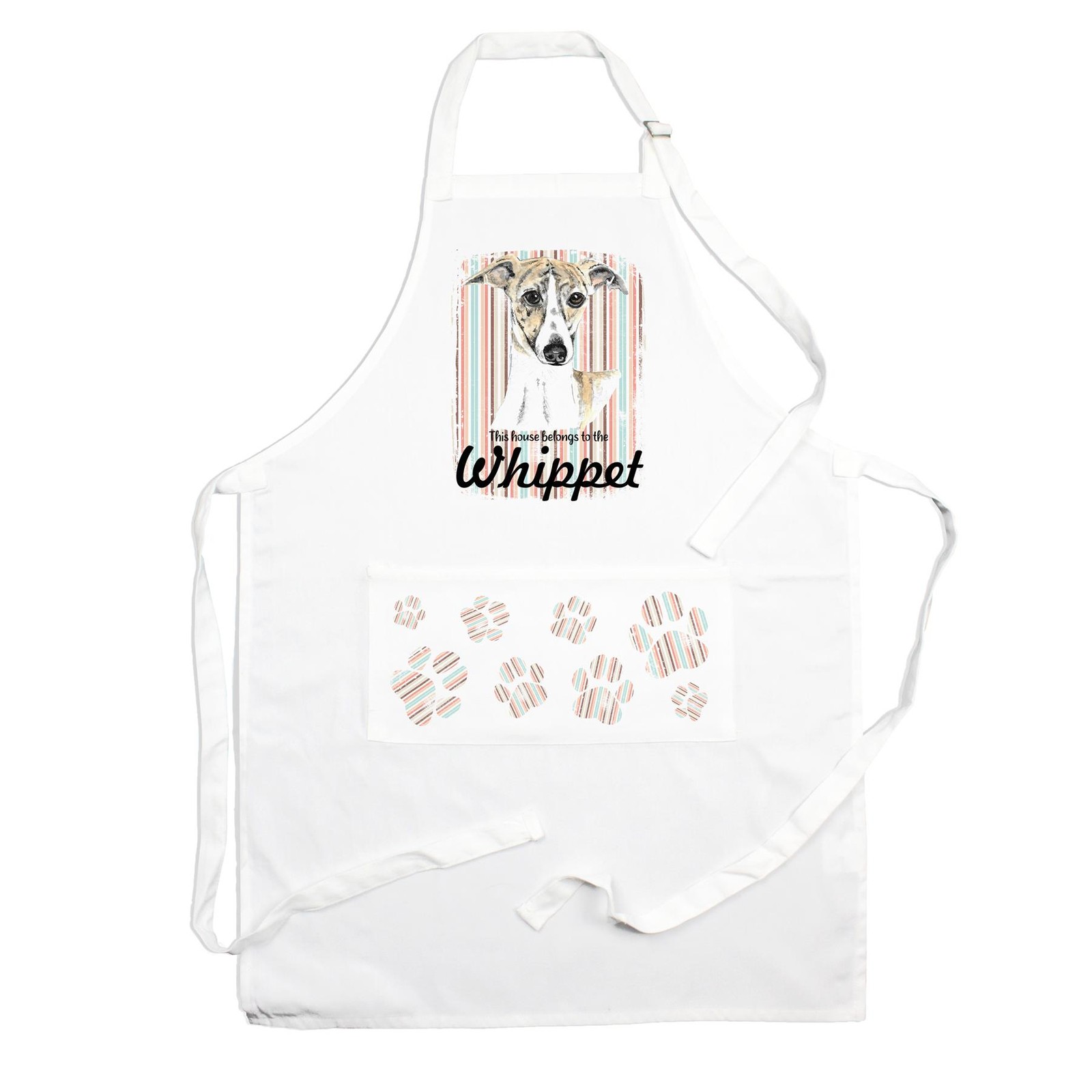 Whippet Apron - Novelty Kitchen Gift for Dog Lovers