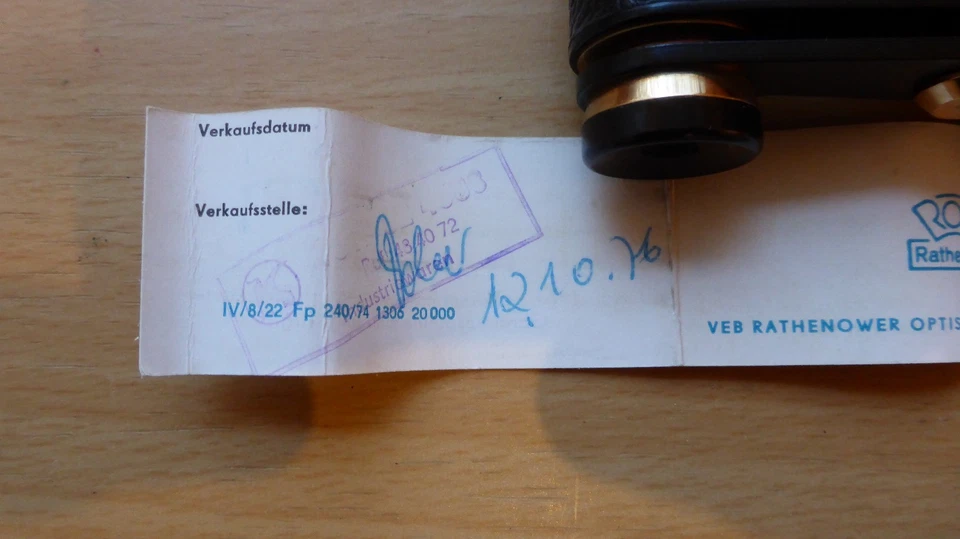 Kleines Opernglas ROW Rathenow - Bild 3 von 4