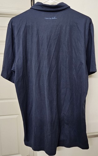 Camisa polo de golf Travis Mathew para hombre L azul BYOB estado de ánimo índigo - Imagen 3 de 8