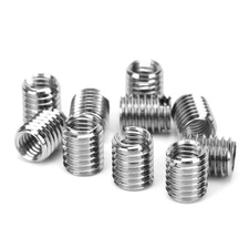 10Pcs Self Tapping Thread Inserts - Female M6X1.0Mm, Male M8X1.25Mm