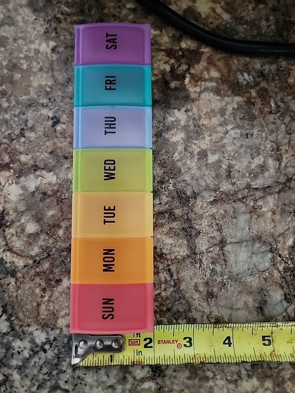 7 day pill box organizer weekly medicine