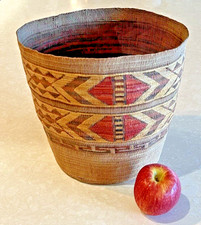 RARE Tlingit Haida 11" Museum Quality Spruce Root Basket #595